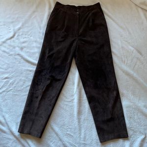 Danier genuine leather high waisted pants